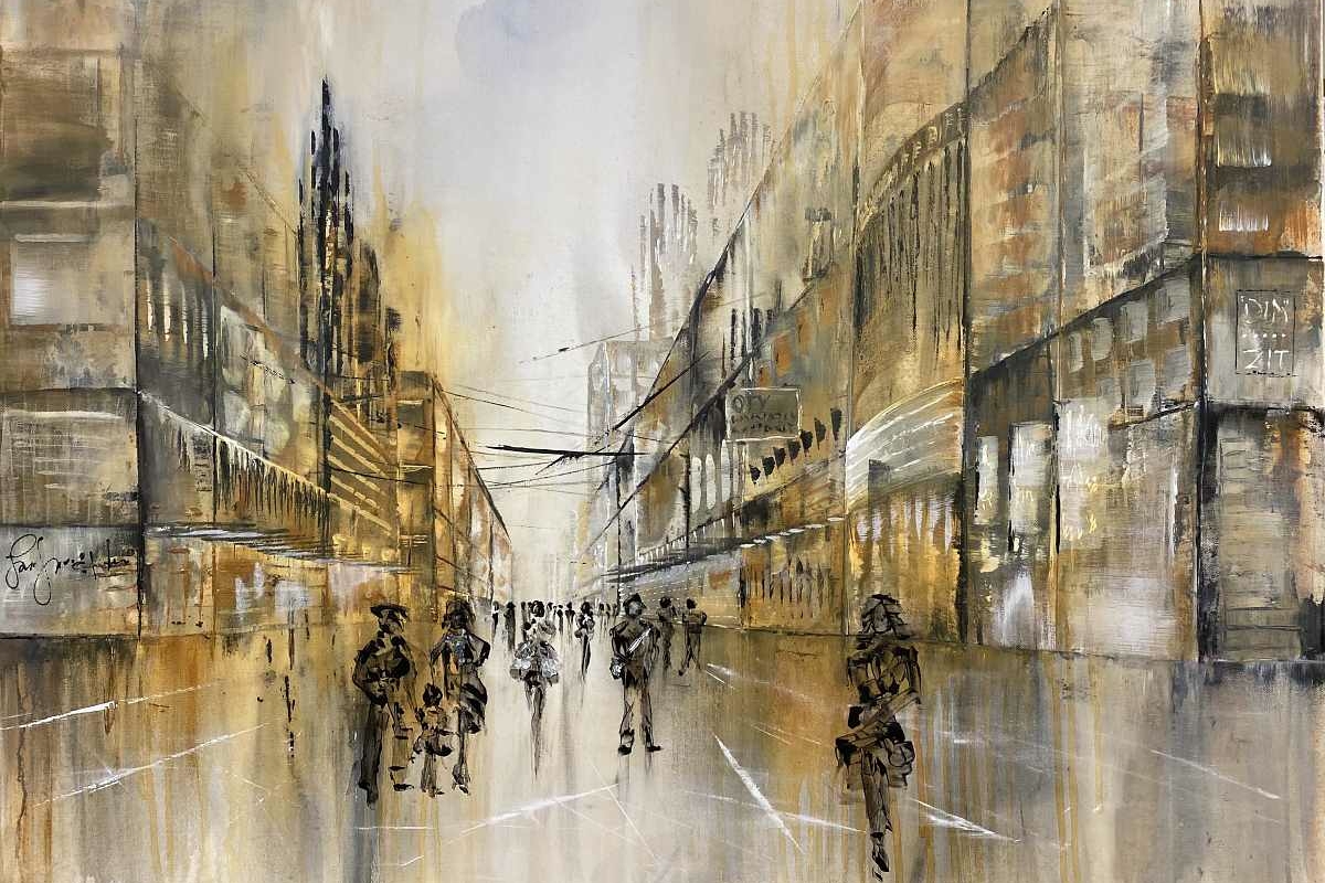 Großformat Bilder von Beate Schütz im Kreativstudio